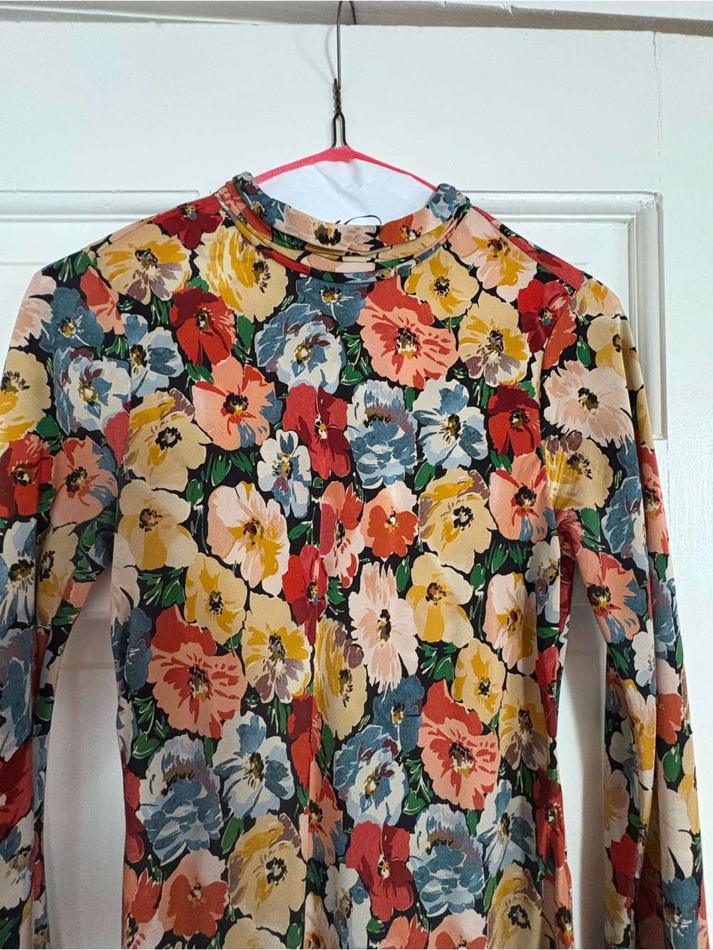 RARE Doen Musetta Silk Dress, in Poppy Meadow, XS - Picture 7 of 15